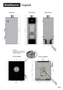 Poele Vajolet plan de coupe