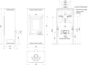 Schéma dimentions poele bucheaquaflam-12_cz