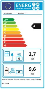 Poele buche aquaflam 12 Etiquette énergétique