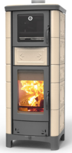 Poele buche hydro Thermorossi ARDHEA-F EVO5 céramique beige